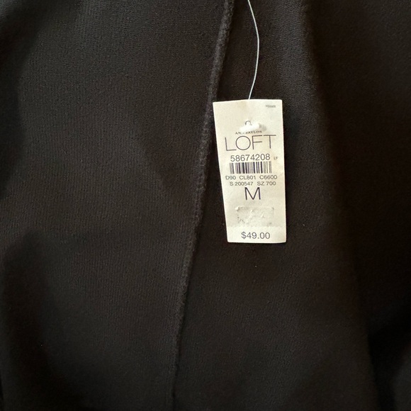 NWT Ann Taylor LOFT black shrug size medium - Picture 5 of 8